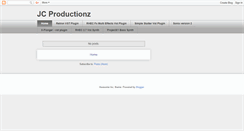 Desktop Screenshot of jcproductionz.com